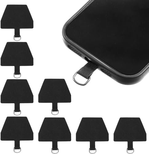 BOHUIZ 8 Stück Handykette Halterung, Handy Patch Ersatzzubehör Handy Lanyard Pads Handysicherung Handykette Universal Pads Handy-Pad Lanyard Adapter für die Meisten Smartphones