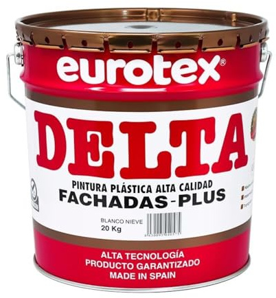 EUROTEX Pintura exterior Delta Fachadas Plus color Gris Marengo, Formato - 20 kg.