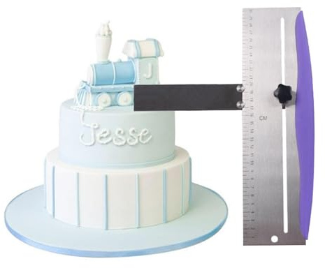 12 Inch Cake Scraper Smoother, Stainless Steel Cake Frosting Tool