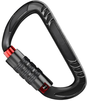 Klettern – Outdoor-Clip, langlebige Kletterausrüstung, Verhinderung von versehentlichem Öffnen | Vielseitiger Verriegelungsverbinder zur Sicherung von Haustieren, Cam