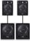 MAX 2x 12 Passive PA Speakers with 2x 15 1200W Subwoofers & Heavy Duty Poles – Complete Passive DJ Speaker System for Powerful Sound in Venues, Clubs, Events, Parties