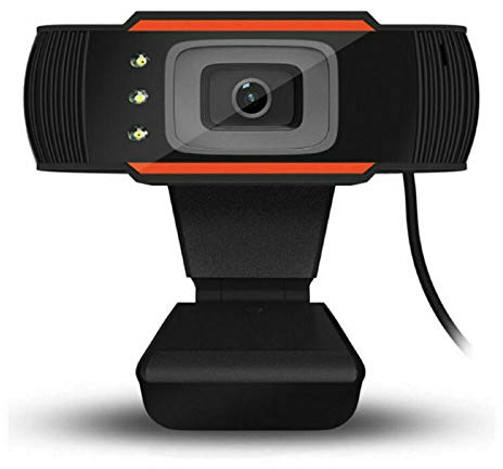 Supertool Computer Webcam HD 720P PC Camera for Skype for Laptop Android TV Rotatable Computer Camera