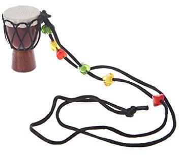 ATATMOUNT Wooden Classic Jambe Schlagzeuger Mini Djembe Percussion African Hand Drum Bongo Geschenk