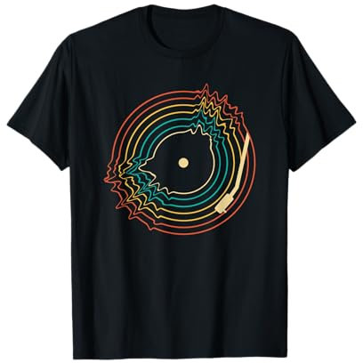 Retro Vinyl Schallplatte Geschenk - Vintage Plattensammler T-Shirt