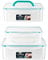 HOMESHOPA Premium Airtight Food Storage Containers Set of 2, Large Lunch Boxes with Carrying Handle, Reusable and comes with Lids, Leakproof, BPA Free, Dishwasher, Freezer, Microwave Safe