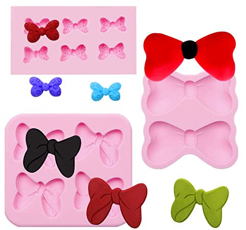 Lot de 3 moules à chocolat en silicone pour décoration de gâteau d'anniversaire de bébé