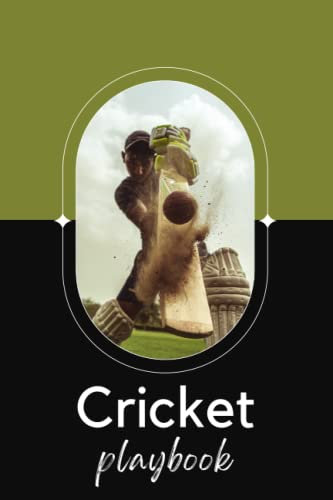 Cricket Playbook, Cricket Tournaments & Competitions, Recording Rounds & Notes for Beginners and Experts, Cricket Perfect Gift: Cricket Gift Ideas - Paperback - 120 pages
