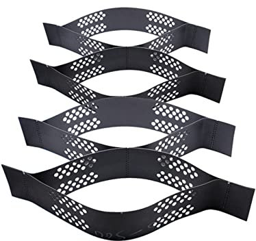 QWEASDF Kiesgitter, 5 cm(2 in) Hoch Geo Grid, Bodenstabilisator für Stützmauern, Flexibles Faltbares Kies-Wabengitter, für Geneigte Auffahrten Und Terrassengärten, Rasen,7 * 7(22.97 * 22.97ft)