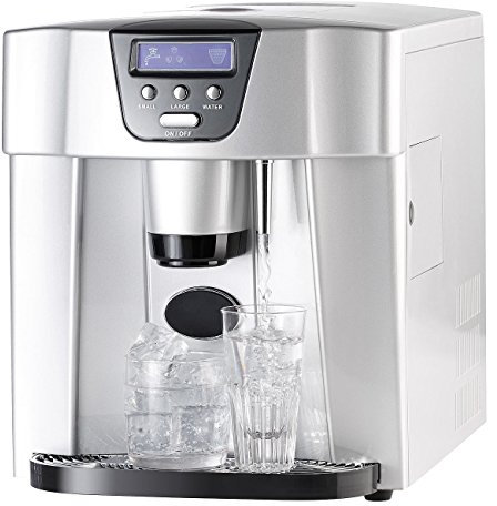 Rosenstein & Söhne Eiswürfel Maschinen: Eiswürfelmaschine, Eis- und Wasserspender (Versandrückläufer) (Wasserspender mit Eiswürfel, Eiswürfel Spender, Eiswürfelformen)