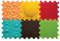ORTOTO Massage Puzzle Bodenmatten - Orthopädische Spielmatte für Kinder und Erwachsene, sensorisches Spielen, Kinderspielmatten, Spielmatten-Set (Sunshine Garden)