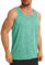 MAGCOMSEN Herren Tank T-Shirt Atmungsaktiv Muskelshirt Ärmelloses Sport Funktionsshirt Herren Gym Workout Tanktops Quick Dry Bodybuilding Shirts Sommer Outdoor Unterhemd Hellgrün L