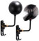 Olymajy 2Pcs Helmhalter Wand montierter Motorrad Helmhalterung mit Haken, 180° drehbarer Helmständer zur festen Aufbewahrung von Helmen, Mützen, Kleidung, Handtaschen