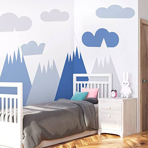 Ambiance Sticker Sticker Kinder Skandinavische Berge Linka 120 x 180 cm