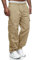 Jolicloth Cargohose Herren Outdoor mit 7 Taschen Männer Lange Baggy Hose Casual Freizeithose Pants für Sport Wandern Khaki M