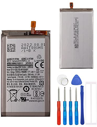 E-yiiviil EB-BF916ABY Replacement Battery Compatible with Samsung Galaxy Z Fold 2 5G F916U Main Battery with Tools