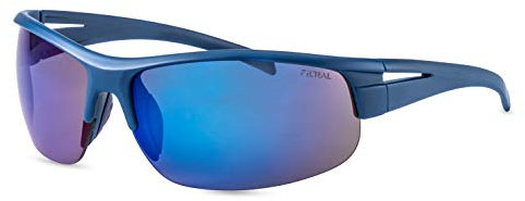 FILTRAL Sportbrille/Unisex Sonnenbrille aus Rezyklat mit bruchfesten Gläsern für Damen & Herren/Blau verspiegelt F3078423
