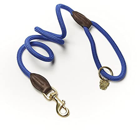 Shires Digby & Fox Fine Rope Lead Navy Blue