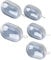Makeup Sponge Storage Box with Clear Lid, Handle Design, Multiple Applicable Place for Makeup Sponges, Beads, Earrings, and Rubber Bands