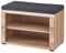 Stella Trading SONOS Schuhbank in Altesche massiv, Old Artisan Oak Optik FSC-Zertifiziert - Moderne Sitzbank mit Stauraum für Ihren Flur - 80 x 53 x 40 cm (B/H/T)