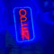 Enseigne néon à DEL ouverte pour entreprise, panneau ouvert pour porte et fenêtre de café, magasin de desserts, librairie, panneau ouvert éclairé alimenté par USB avec interrupteurs à intensité