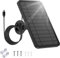 Blink Panneau solaire pour caméra extérieure – 5 V 5 W + 2200 mAh – Accessoires de montage de chargeur rechargeable pour XT/XT2/(3e génération) – Support de réglage à 360°, cordon de charge de 4 m