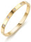NTRUXZP Schmuck Damen Armreif Edelstahl Zirkonia einfache Stil Liebe Armband 6mm breit mit Schließe Armspange Gravur Schmuck Damen Schmuck Damen Schmuck Damen Gold