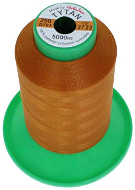 4 Rollen a 5000 Meter Nähgarn Overlockgarn Kettelgarn TYTAN 250 (2722 - kupfer)