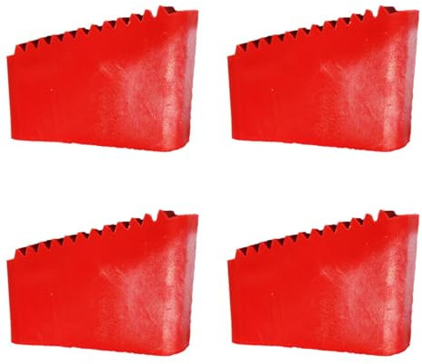 Pack de 4 Protectoras de Pies de Escalera de 5 x 2 cm: Cubiertas de Goma Antideslizantes para Mayor Seguridad, Compatibles con Escaleras Telescópicas, Repuestos Duraderos y Resistentes