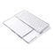 LINKEET Acrylic Stand Holder for Apple Magic Keyboard and Trackpad Gen 3/2, Clear Transparent Mac Compact Keyboard and Touchpad Support Tray, Ergonomic Stabilizer Riser for Comfortable Typing