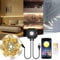 Motion Activated Under Bed Lights,5M Motion Sensor LED Strip Lights with Remote Control and APP,Warm White to Cool 3000K-6000K Under Cabinet Strip Lights for Kitchen Cabinets,Cupboards,Stairs,Bed
