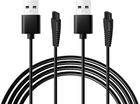 5V USB Barttrimmer Ladekabel Kompatibel mit Philips Oneblade 360 Rasierer Herren Elektrisch QP2724 QP2824 QP4631 QP1324 BT3233 MG5950 MG7950 MG9530 Ersatz Ladegerät für One Blade Rasierer