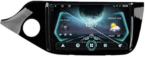 9 Pulgadas Android 13 Radio Coche para Kia Ceed 2 JD 2012-2018 con Android Auto/Carplay GPS WIFI/4G Bluetooth Radio FM Pantalla Dividida USB SWC GPS Coche Navegador(2+32G)