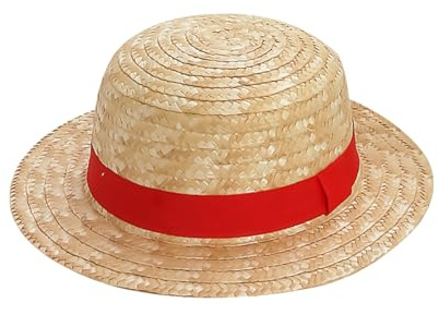 XNHIU Straw Hat Anime Costume Caps Animation Cosplay Accessories Hat Pirate Cosplay Costume Accessories for Halloween