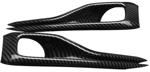 Nebelscheinwerferrahmen Nebelscheinwerferabdeckung, Nebelscheinwerfer-Augenbrauen-Zierstreifen für Ford für Focus für MK4 für ST für ST-Linie für ST-Linie X 2019-2021 Nebelscheinwerfer Lüftungsgitter
