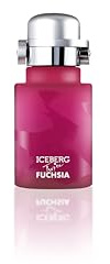 Iceberg Twice Fuchsia 75 ml, Eau de Toilette Damen | Blumig-fruchtige Noten, Rosafarbener Flakon aus satiniertem Glas mit silbernem Deckel, Pop-Design der 70er- und 80er-Jahre