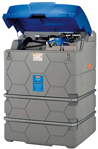 CEMO | CUBE-Tank für AUS 32 (AdBlue®) | Outdoor Basic | mit Klappdeckel | Höhe 1800 mm | Inhalt 1500 l.