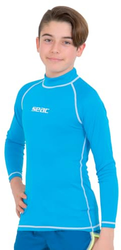 Seac Unisex Jugend T-Sun Long Kid schützendes Rash Guard-Tauchshirt für Kinder zum Schnorcheln und Schwimmen mit Sonnenschutz