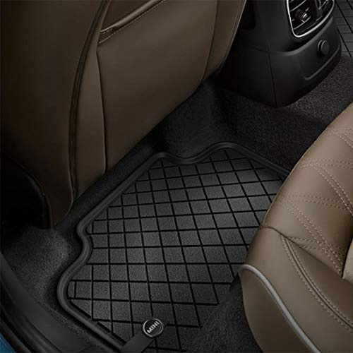MINI 51472354164 Allwetter Fußmatten in Essential-Schwarz, Set mit 2 Matten für hinten
