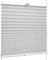 SchattenFreude Plissee nach Maß für Fenster | Mit Klemm-Haltern | Klemmfix ohne Bohren | Silber, Breite: 1501-1600mm x Höhe: 1501-2000mm