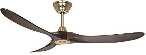 CasaFan | Deckenventilator ECO GENUINO | Rotorblatt-Ø 1520 mm | Nussbaum/Messing