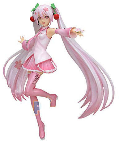 SEGA Vocaloid Hatsune Miku Super Premium Action Figure Sakura Miku Version 2