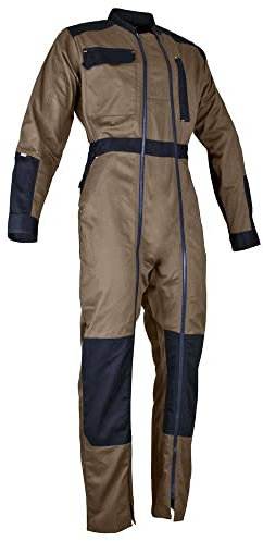 LMA Workwear Chaudron 4111 Combinaison double fermeture Marron foncé Taille M