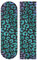 Mnsruu Buntes Leopardenmuster Skateboard Griptape Schleifpapier für Roller Rollerboard, 22,9 x 83,1 cm