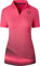 jeansian Women's Sports Breathable Long Sleeve Zipper Polo T-Shirts Tee SWT331 Rosered S