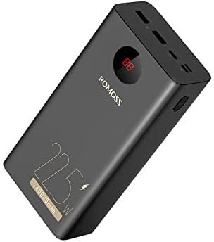 ROMOSS 40000mAh Power Bank, 22.5W & PD20W USB C Fast Charging Portable Charger with 3 Outputs and 3 Inputs External Battery Pack Compatible with iPhone 13/12, iPad, MacBook Pro, Surface, Samsung etc