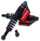 ZT-Tuning Set: Performance-Federbeine Schwarz/Rot mit ABE, mit externen Ausgleichsbehälter, 360mm - für Simson S50, S51, S74