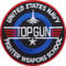 Top Guns Aufnäher bestickter Stoffaufnäher US Air Force Abzeichen DIY Patch Trend Stickerei Stoffflicken Taktische Patches Bügeln oder Nähen Patches Stickerei Kleidung Ripped Schuhe und Hüte Taschen