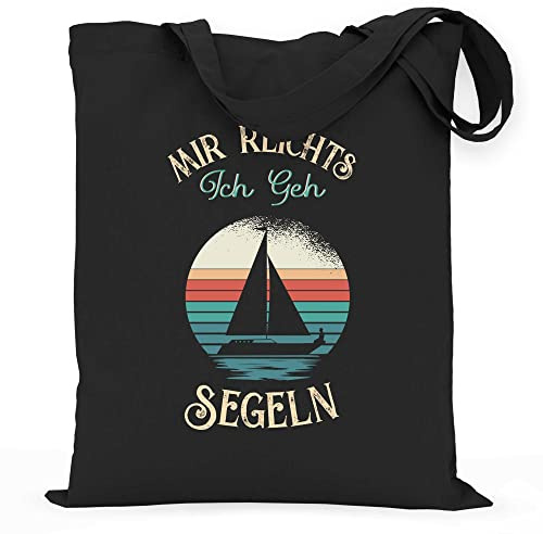 wowshirt Stoffbeutel Jutebeutel Mir Reichts Ich Geh Segeln Segler Skipper Angler Bootsfahrer Kapitän