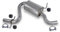 BESTPRICE Auspuff Schalldämpfer Set 1x Mittelschalldämpfer, mit Montagematerial Kompatibel mit SKODA OCTAVIA 2 (1Z3) (1Z5), VW GOLF 5 (1K5) (AJ5), JETTA III (1K2)