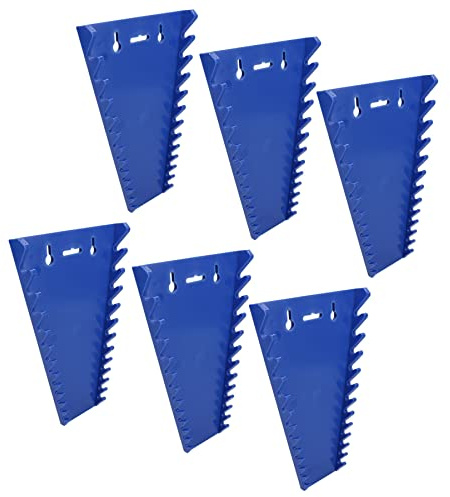 AB Tools Blue Spanner Wrench Storage Rack Holder Hanger Organiser Tray 12 Spanners 6pc